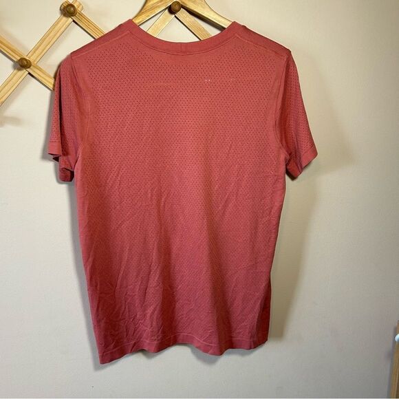 Lululemon Breeze Front Orange Hue Tee Top Shirt 8 womens - Picture 5 of 5